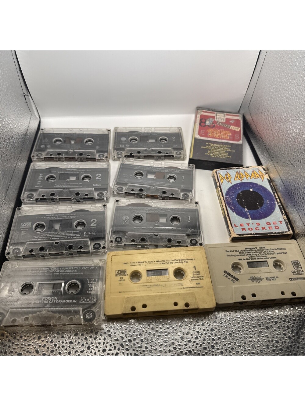 Lot Of 11 Cassette Tapes Rock